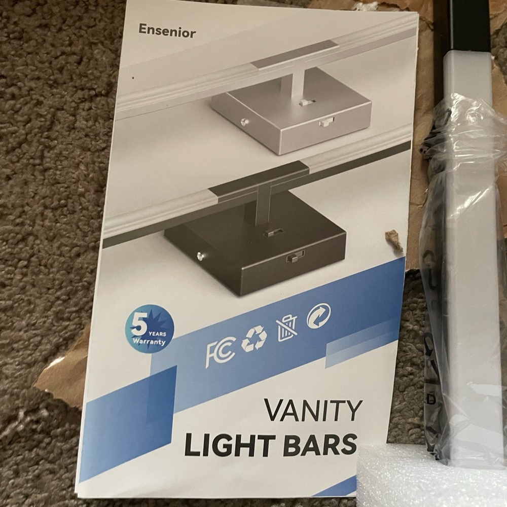 Modern Vanity Light Bars - Silver